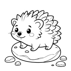 Funny Hedgehog for children books