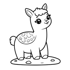 Funny Llama for toddlers book