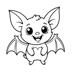 Fototapeta premium Joyful Bat for toddlers book