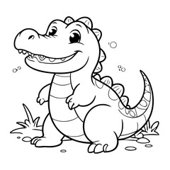Joyful Alligator for children books