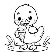 Joyful Duck for children books