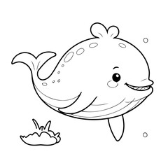Joyful Whale for toddlers