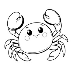 Simple Crab for children books