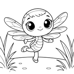 Simple Dragonfly for toddlers