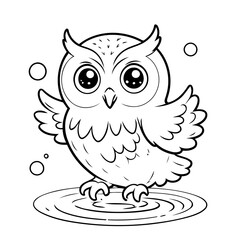 Simple Owl for children books