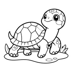 Simple Turtle for children books