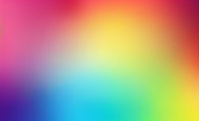 abstract rainbow background， Colorful gradient background with blurred edges