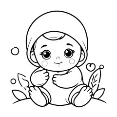 Adorable Baby drawing for toddlers book