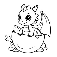 Amazing Dragon hatching doodle for toddlers book
