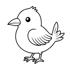 Cartoon Bird for toddlers book
