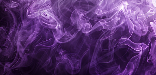 Obraz premium Enchanting blend of violet smoke, swirling with ethereal grace.