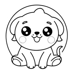 Joyful funny doodle for kids coloring books