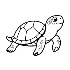 Joyful Trutle drawing for toddlers book
