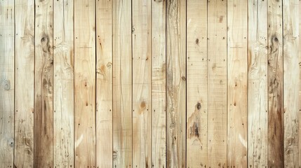 Naklejka premium Light brown nature wooden plank texture background
