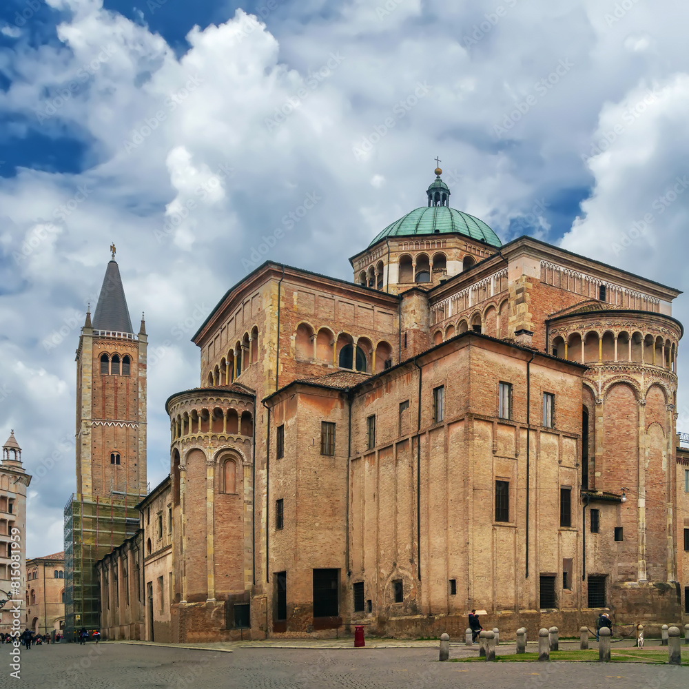 Wall mural parma cathedral (duomo), italy