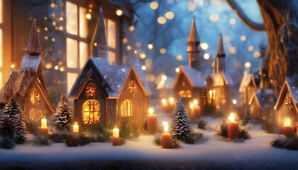 christmas tree in the city