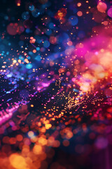 Abstract splashes for colorful futuristic wallpapers. technology. vertical image