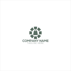 Obraz premium smart phone bag E commerce logo Elegant Concept 