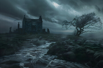 The Lonely Manor: A Symbol of Turbulence in Emily Bronte's Wuthering Heights'