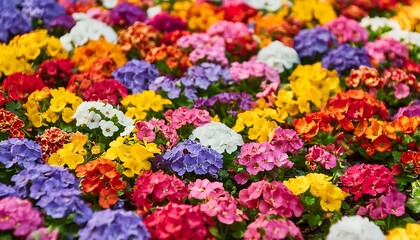 Obraz premium Background image of small colorful flowers