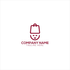 Shopping bag logo design
