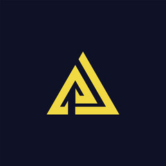 Letter A logo design template Premium Vector