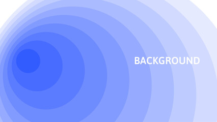 White and blue abstract background with lines and gradient transition, blended rounds, overlay pattern	
