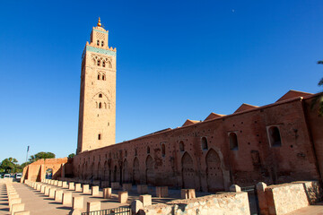 The Kutubiyya Mosque or Koutoubia Mosque is the largest mosque in Marrakesh, Morocco