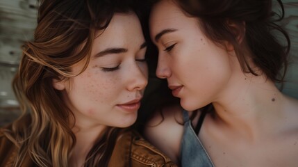 Love and Pride: Affectionate Glances Between Two Women