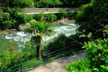 Gilf Promenade in Merano, Italy