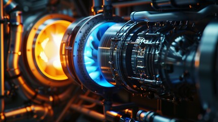 Experimental Jet Propulsion Laboratory, Deep Blue Engine Glow, Testing New Thruster Technology