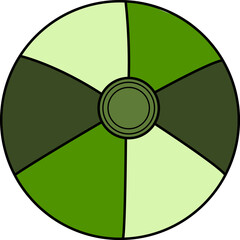 Vector illustration of colored beach ball. Vector. Icon. Graphic Resource. Summer. Vacation. ColorFul .Simple. Fun. High quality. High resolution. EPS Format