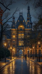 Obraz premium Rijksmuseum Amsterdam Netherlands In a mystical at_005