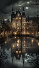 Rijksmuseum Amsterdam Netherlands In a mystical at_011