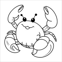 Lobster Coloring Page Drawing For Children