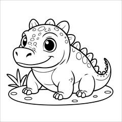 Komodo Coloring Book Drawing For Kids