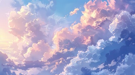 Sky filled with clouds