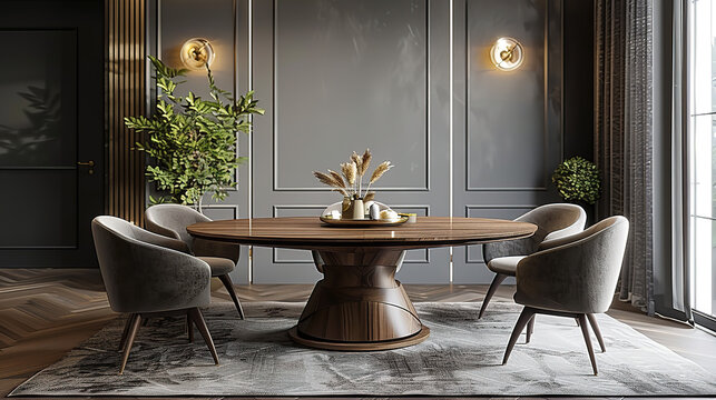 elegant dinning room interior