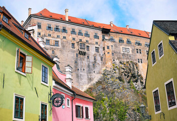 Cesky Krumlov. The historic Castle, Bohemia, Czech Republic 