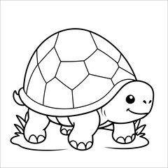 Turtle Coloring page for Kids