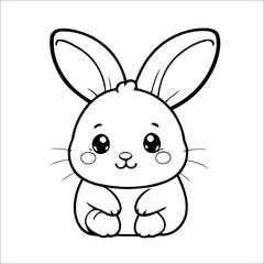 Bunny Coloring page for Kids