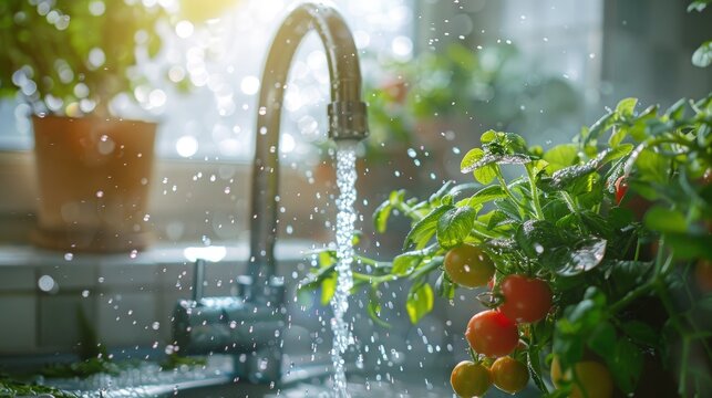  Infographic on social media about water-saving habits, viral content.