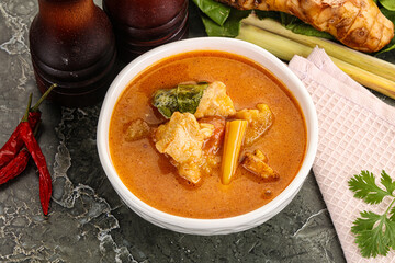 Thai traditional Tom Yum with chicken