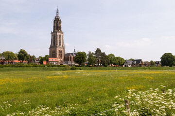 Late Gothic Cunera Church in the Dutch village of Rhenen in Gelderland.