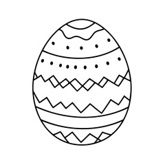 Vector illustration of a cute Easter drawing for toddlers book