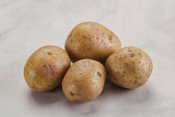 Fototapeta premium Young small raw baby potato