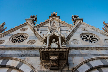 Obraz premium Exterior of the Santa Maria della Spina, a small church in the Italian city of Pisa, Tuscany, Italy, Europe