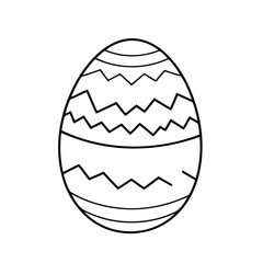 Cute vector illustration Easter drawing for kids colouring page