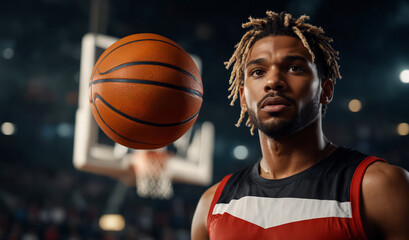 Basketball Arena and Basketball Players.