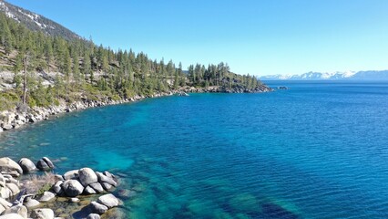Aerial Photo Of Lake Tahoe In May 2024